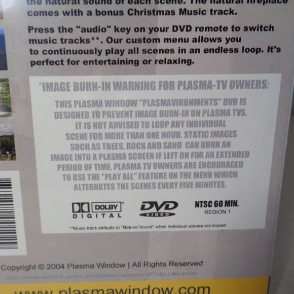 PLASMA WINDOW Plasmavironments New DVD / Anamorphic Widescreen Edition - Picture 5 of 6